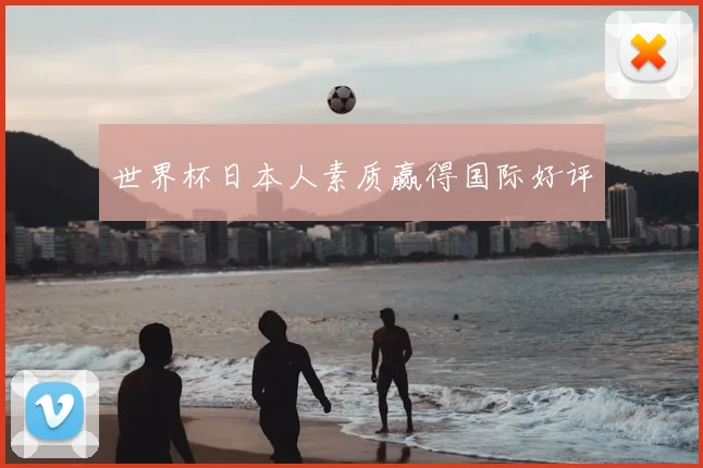世界杯日本人素质赢得国际好评