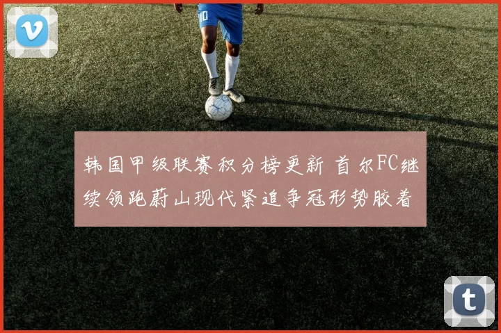 韩国甲级联赛积分榜更新 首尔FC继续领跑蔚山现代紧追争冠形势胶着